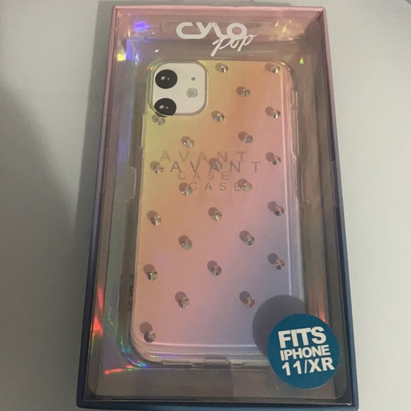 Cylo Pop iPhone 11 or XR Clear Rhinestone Case - Picture 1 of 4